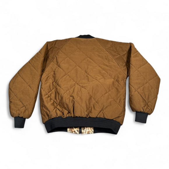 Vintage Herters Jacket Adult MEDIUM Brown Camouflage Hunting Reversible 90s - Picture 5 of 11